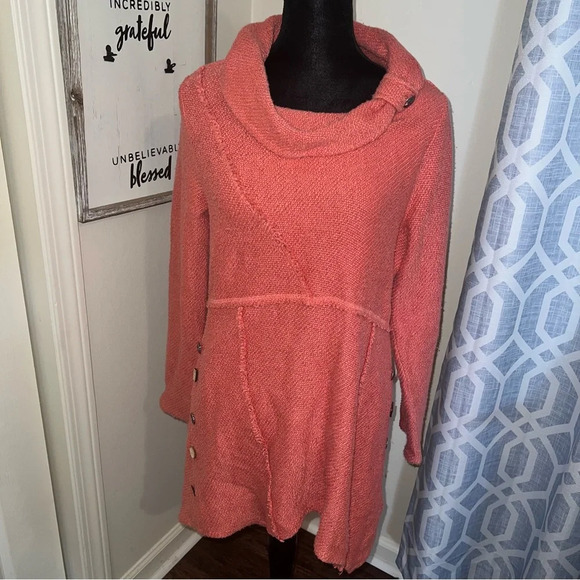 pullover sweater burnt orange by Soft Surroundings - Picture 1 of 6
